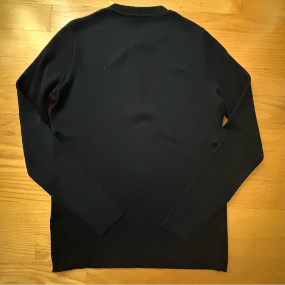 Bleu de Paname navy wool sweater - Picture 2 of 4